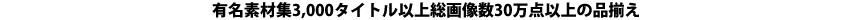 �L���f�ޏW3,000�^�C�g���ȏ�A���摜��30���_�ȏ�̕i����