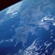 宇宙から見た地球（NASA提供）