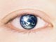 地球の映る眼（CG）