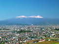 旭川市街と大雪山