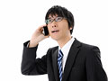 通話するビジネスマン
