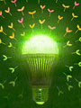 LED電球のエコロジーイメージ