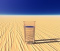 砂漠の上の飲み水（ＣＧ）