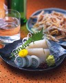 イカの刺身と日本酒