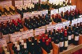ビュシー市場のワイン売り場