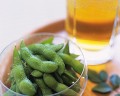 枝豆と生ビール