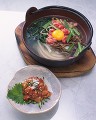 ユッケジャン温麺とチャンジャ