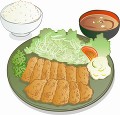 豚カツ定食