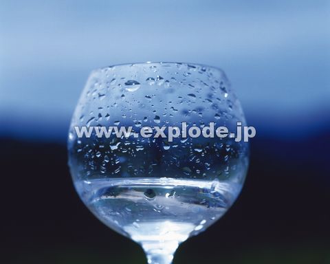 グラスと水滴 Da Jpg 写真素材