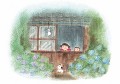 雨降りと子供