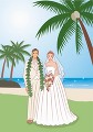 南国での結婚式