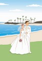 南国での結婚式