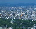 JRセントラルタワーズからの眺め　名古屋城