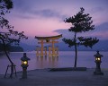 夕暮れの厳島神社
