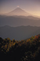 安倍峠と富士山
