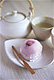 桜大福と緑茶