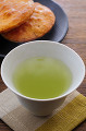 緑茶と煎餅