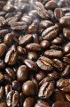 一面のコーヒー豆