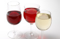 赤ワインと白ワインとロゼワイン