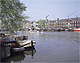 アムステルダムの運河と跳ね橋