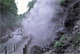 小安峡渓谷遊歩道の噴泉