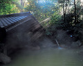 筌の口温泉の露天風呂（大分県）