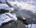 槍見温泉の露天風呂（岐阜県）