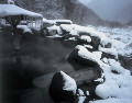 新穂高温泉の露天風呂（岐阜県）