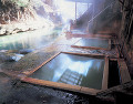 塩原温泉の露天風呂（栃木県）
