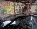芦ノ牧温泉の露天風呂（福島県）