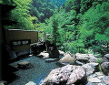 坂巻温泉の露天風呂（長野県）