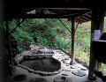 中房温泉の露天風呂（長野県）