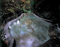 山田温泉の露天風呂（長野県）