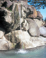 赤倉温泉の露天風呂（新潟県）