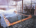 松之山温泉の露天風呂（新潟県）