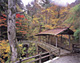 紅葉の鹿教湯温泉（長野県上田市）