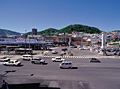 小樽駅と天狗山