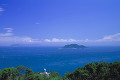 関崎灯台と豊予海峡