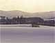 雪原と山並み（北海道美瑛町）