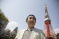 東京タワーと男性