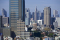 東京ミッドタウンと新宿高層ビル
