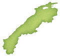 島根県の地図