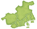 神戸市の境界線入り地図