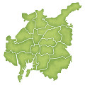 名古屋市の境界線入り地図