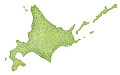 北海道の境界線入り地図