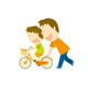 自転車の練習
