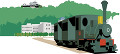 松山の松山城と坊ちゃん列車
