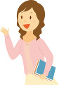 話しかける大学生女子