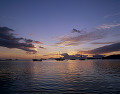 モーレア島の夕焼け