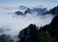 黄山　清涼台の雲海